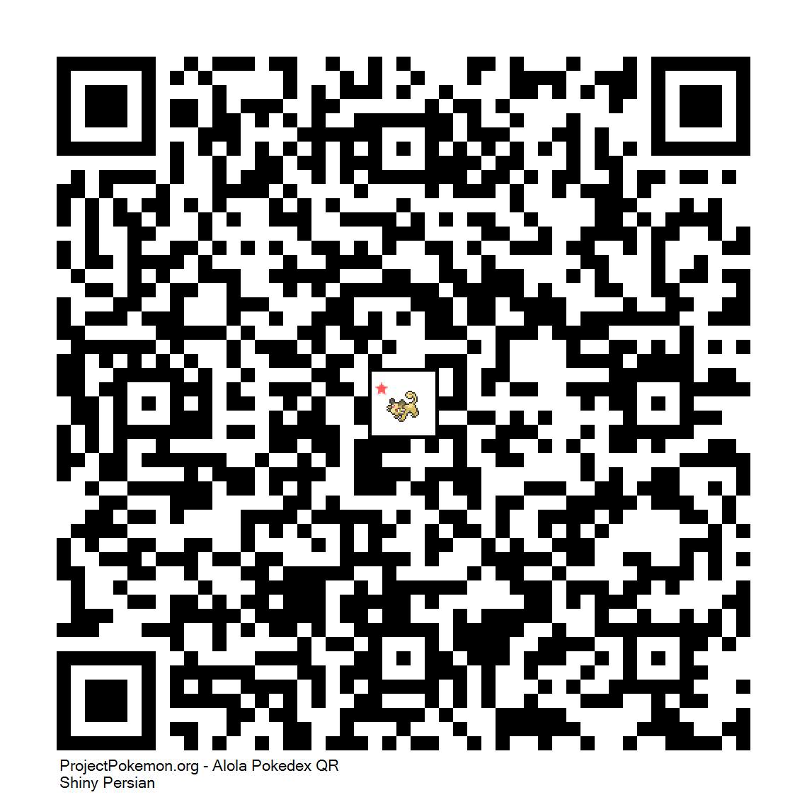 Cdigo QR de Persian variocolor